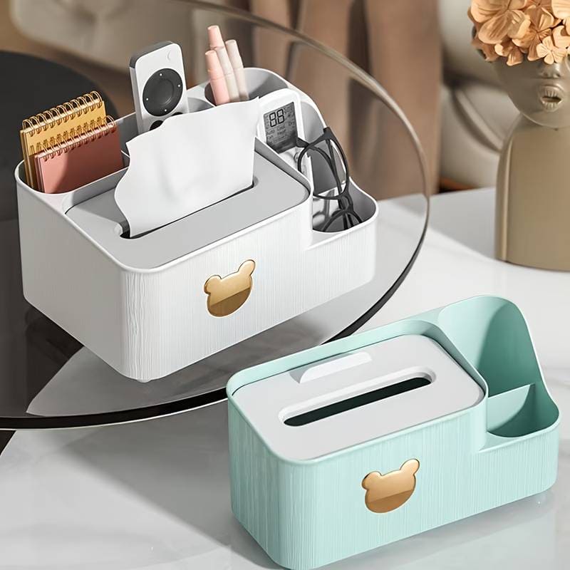 Mickey Tissue Box, Multi Grid Paper Towel Box, Rectangular Facial Tissue Holder, Bear Desktop Tissue Box, Multifunctional Tissue Box Organizer, Large Capacity Napkin Holder Mickey Tissue Box, Multi Grid Paper Towel Box, Rectangular Facial Tissue Holder, Bear Desktop Tissue Box, Multifunctional Tissue Box Organizer, Large Capacity Napkin Holder
